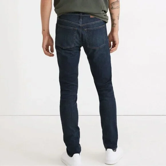 NWT Madewell Men's Sz 30x29 (30x30 tag) Skinny Jeans in Stratford Wash Dark NA98